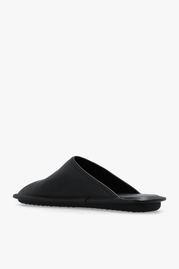 Balenciaga home discount logo slide slippers